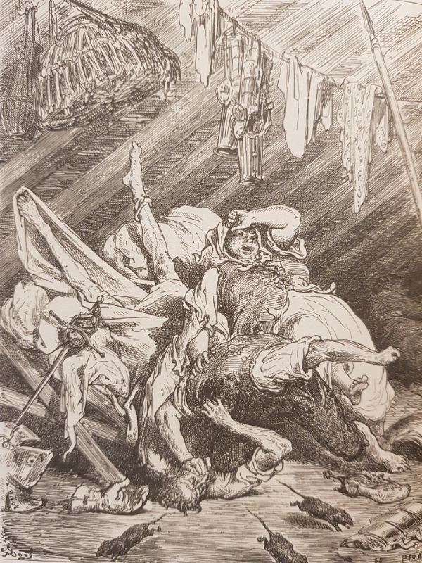 귀스타브 도레(Gustave Doré) 그림. 1863년 프랑스판 돈키호테의 삽화.
