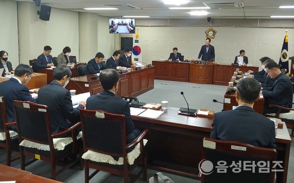음성군의회 3월 2차 정례 의원간담회 모습. (제공=음성타임즈)