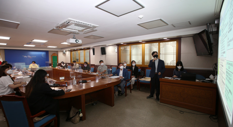 청주삼겹살 활성화 연구용역 최종보고회 모습 / 청주시