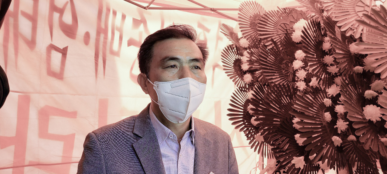 김귀현 윤사모 충북협의회장.