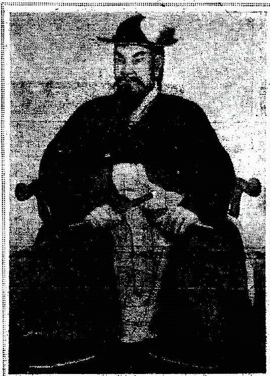 1932년 조선민중의 성금으로 다시 제작돼 봉안된 충무공 이순신 장군 영정(사진=한국사데이터베이스)