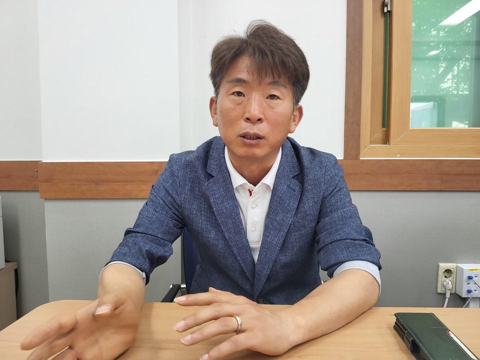 장독석 카지노 입점 반대 범시민비상대책위원회 공동위원장.