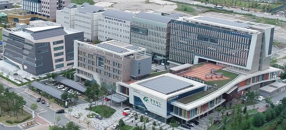 충북경제자유구역청 전경. (충북도 제공)