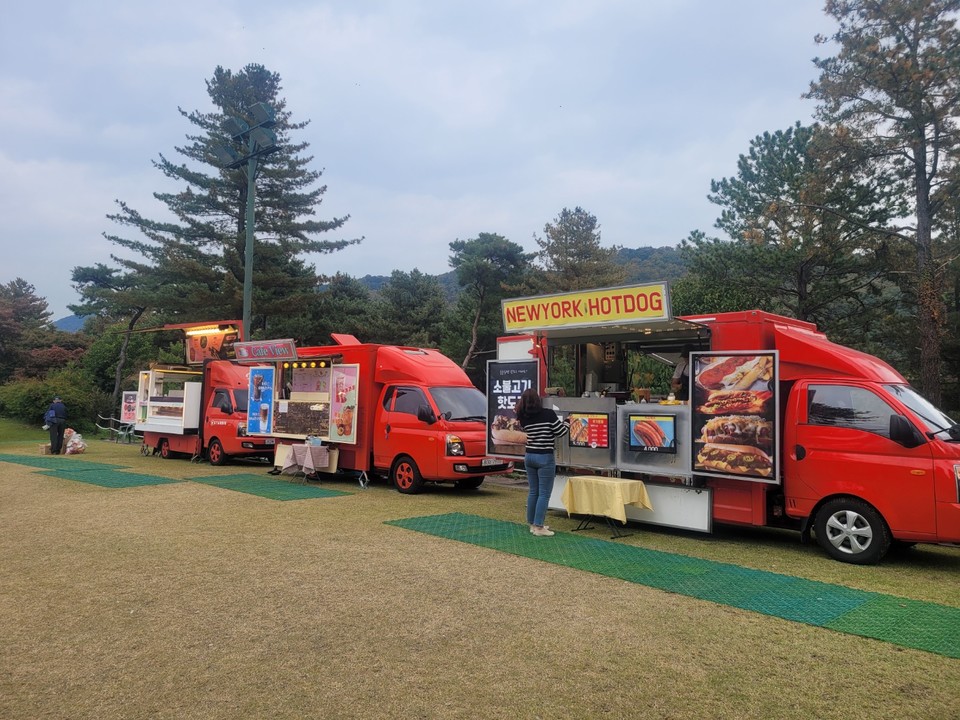 지난 해 4월 충북도는 청남대에서 축제 영춘제를 진행하면서 불법으로 푸드트럭 영업을 허가해 논란을 야기했다.