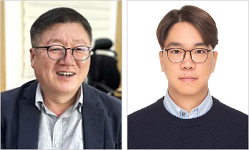 사진 왼쪽부터 김남균 충북인뉴스 편집국장, 김성훈 충북교육발전소 사무국장.