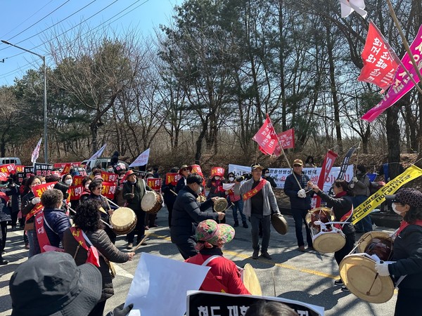 현도면 재활용 선별센터 건립반대 비상대책위원회 제공.