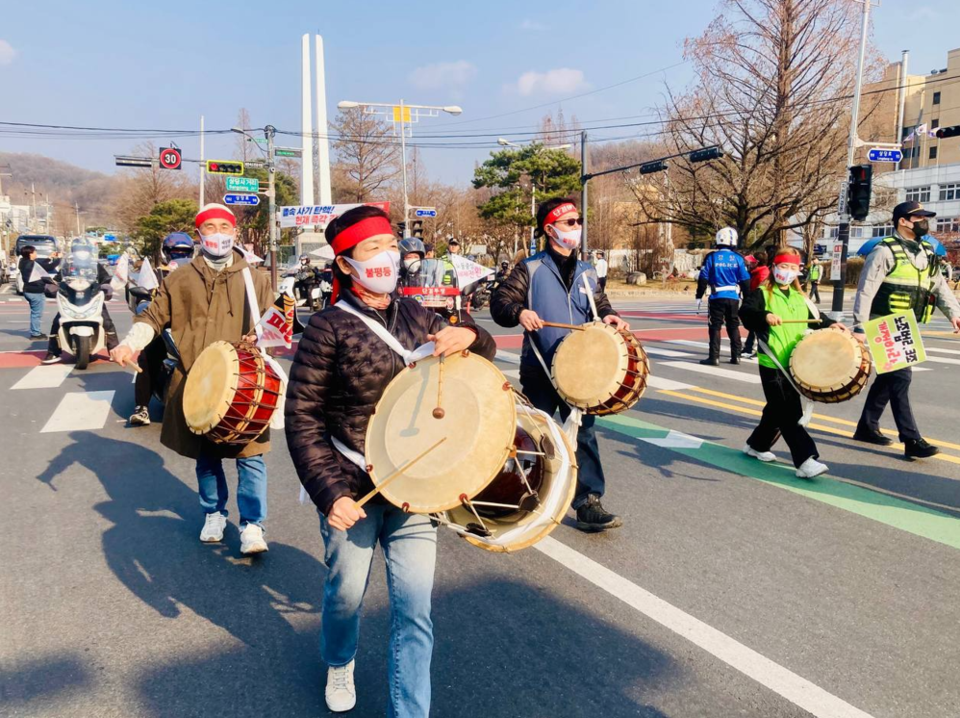 민주노총 충북지역본부 제공.