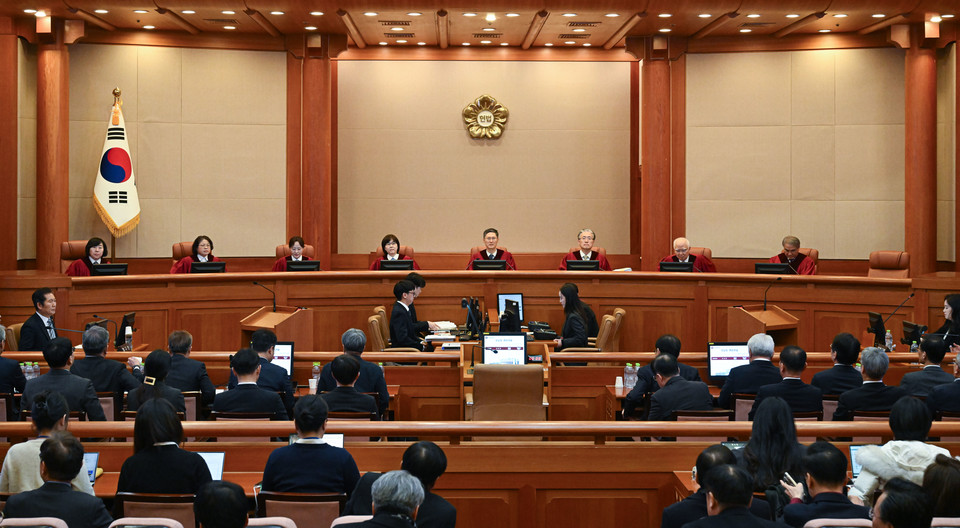 헌법재판소가 윤석열 탄핵 선고 일자를 확정했다. 사진=뉴시스.