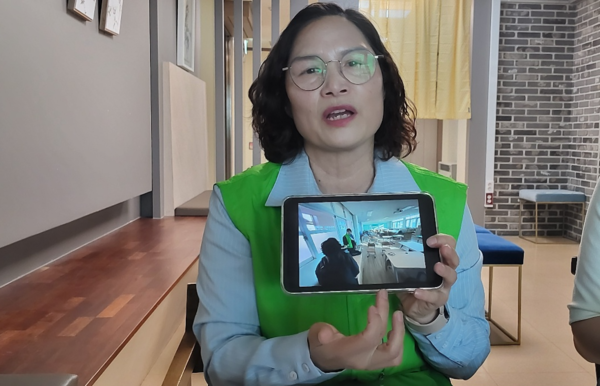 전국교육공무직본부 충북지부 안향미 환경분과장.