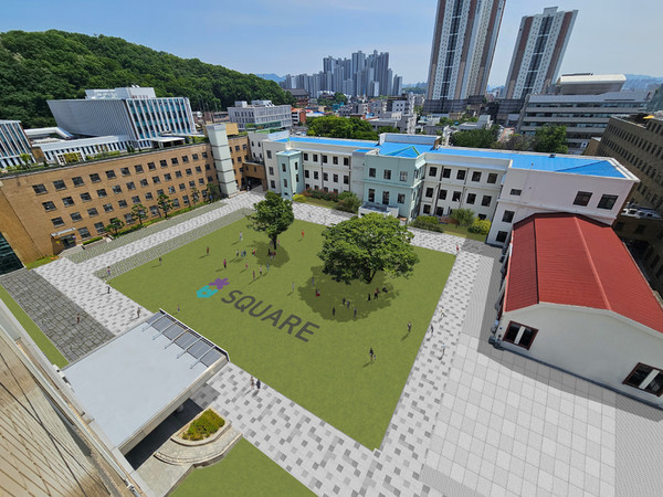 충북도청 중앙광장 예상 조감도.(충북도 제공)