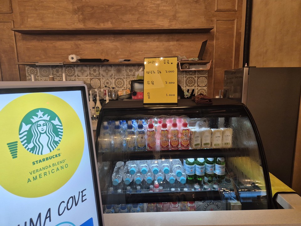 23억 여원을 들여 조성된 키즈카페 판매대 모습(사진=김남균 기자)